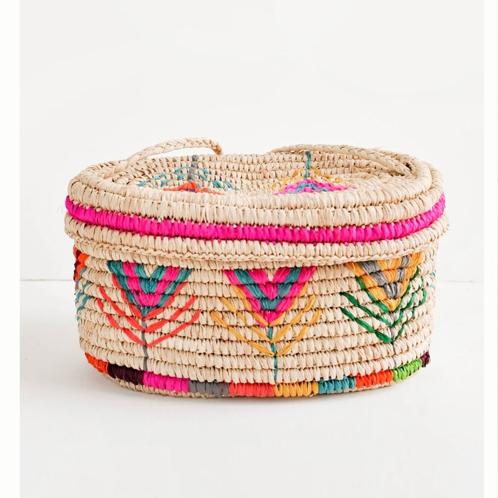Mar Y Sol Esmerelda Woven Raffia Basket Shoulder Bag, Natural (52)